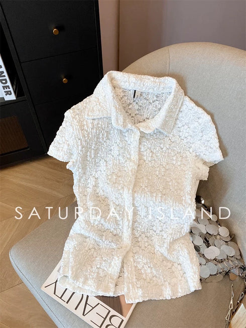 Collar Button Down Shirt